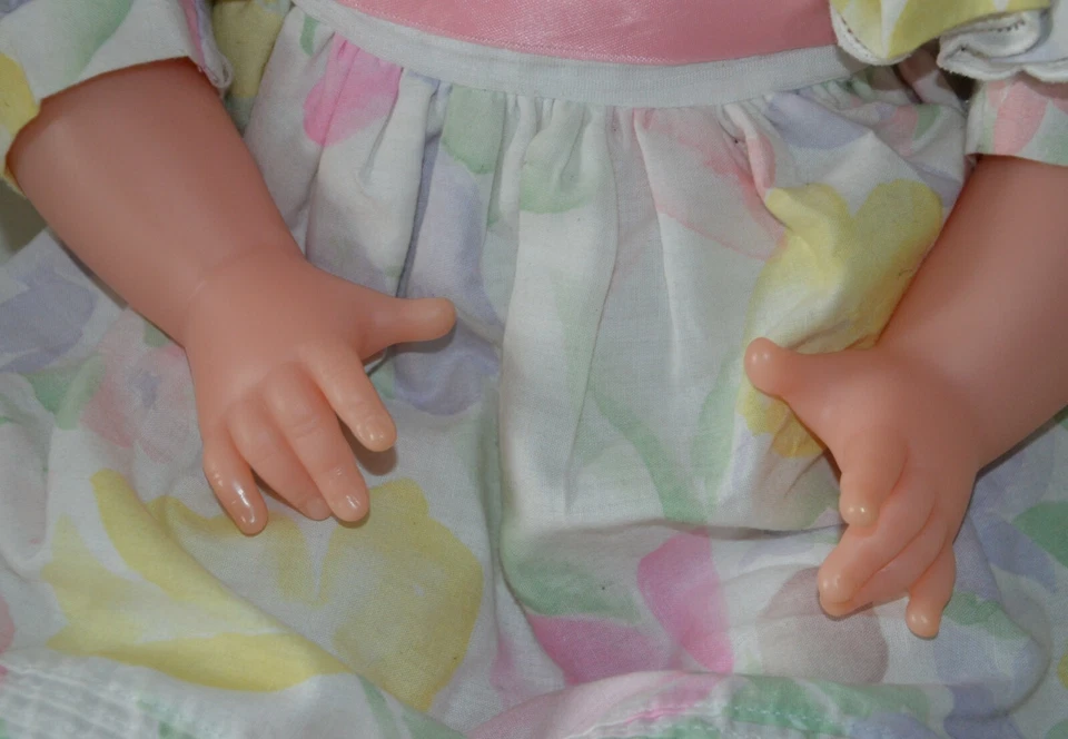 RARE Ancienne grande poupée Mirabelle COROLLE Jardin d'été chapeau 60 cm 84 1990 - Photo 3/4