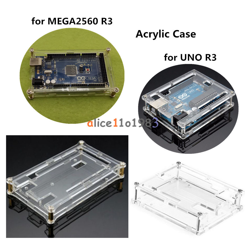 Acrylic Box Enclosure Transparent Case for Arduino MEGA2560 R3 Arduino ...