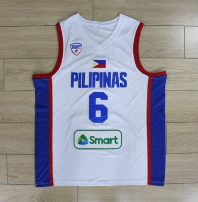 Youth/Men Clarkson #6 Team Pilipinas Basketball Jersey Stitched 2024 Custom Name