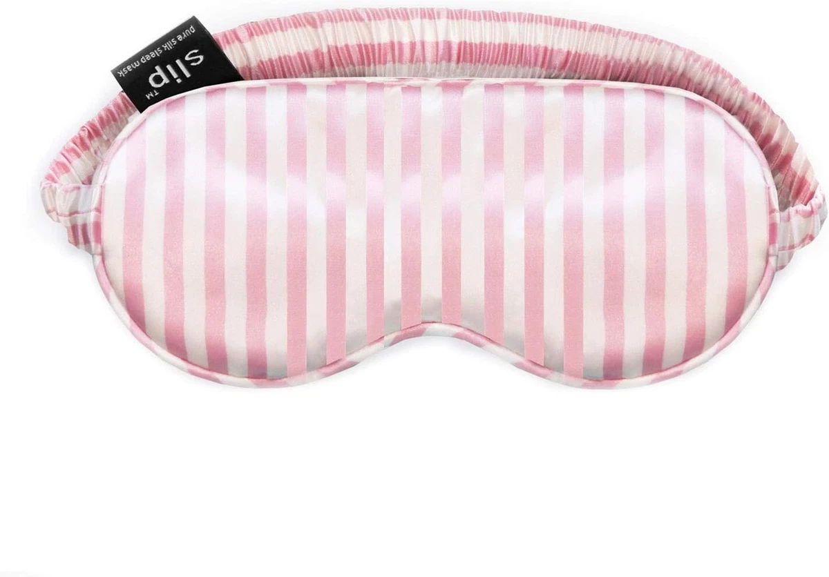 Pink silk sleep online mask