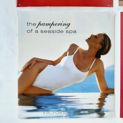 4 vintage Victoria's Secret Advertisement Posters sign store