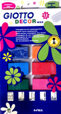 Decor Wax Giotto pastelli a cera multi superficie in astuccio da 12 colori nuovi
