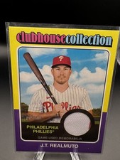 2024 Topps Heritage CCR-JRE JT Realmuto CH Col. Relic  Card TWO COLOR Patch