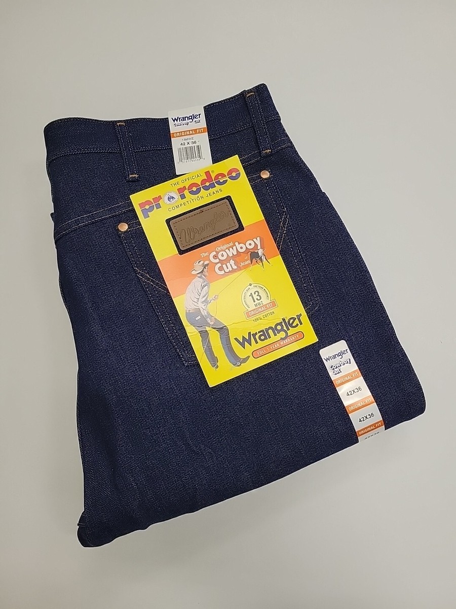Vintage USA Wrangler Pro Rodeo Cowboy Denim Jeans 42 x 36