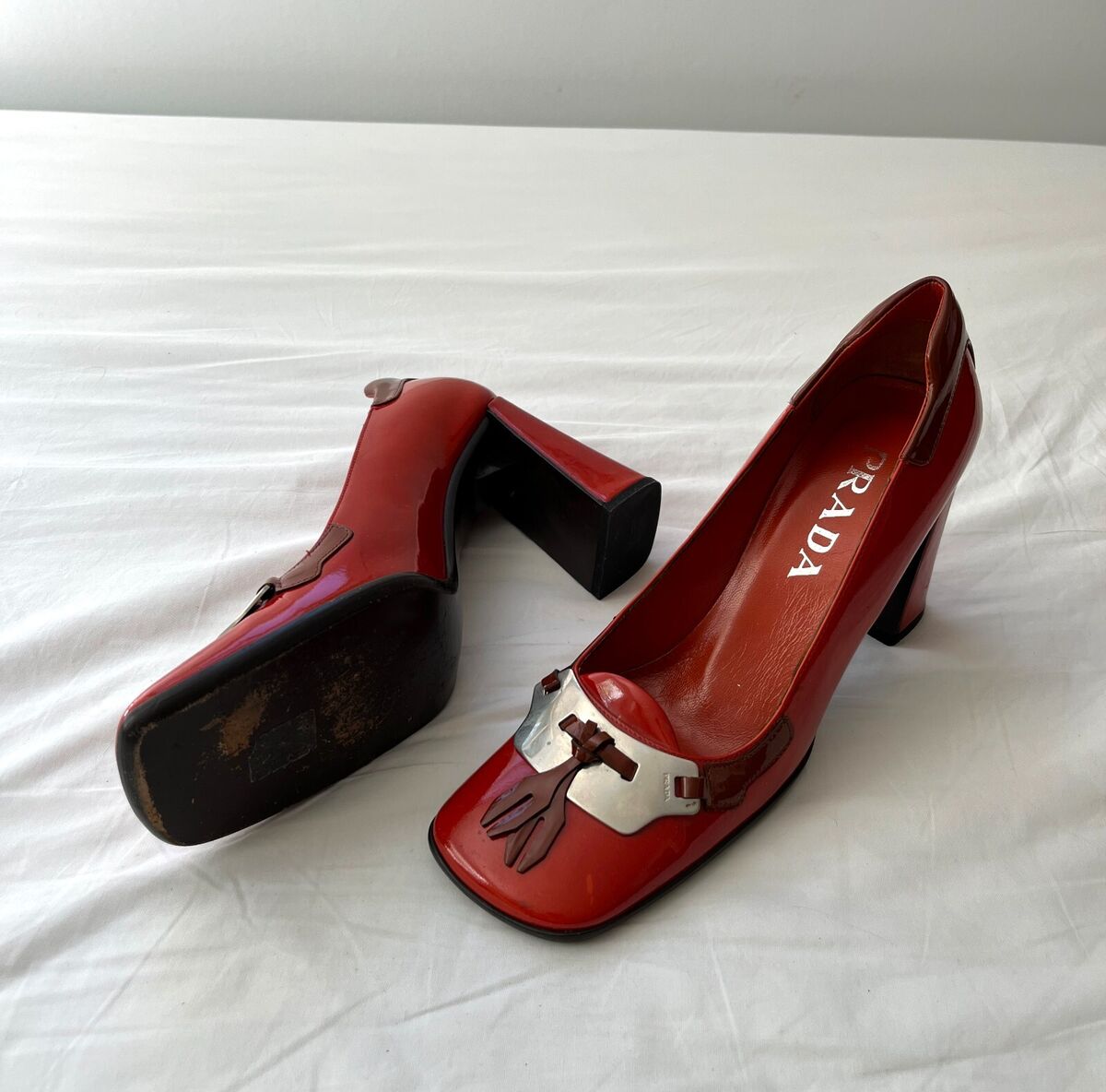 Vintage Prada 1999 Heels 36.5 | eBay Vintage Prada 1999 Heels 36.5 | eBay