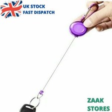 Id Card Holders Retractable Heavy Duty Vertical Resealable Waterproof ID Card Badge Holder With Key Ring, Keychain Carabiner Reel For Sale In Jamaica Lanyard Card Holder - Foto 12