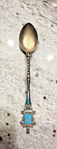 Sterling Vintage Souvenir Spoon Collectible Homburg
