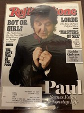 Paul McCartney Cover Rolling Stone 1195 Robin Quivers Lorde November 7 2013
