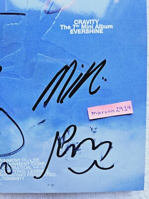 CRAVITY Evershine Signed Promo Album Autographed 7th Mini Kpop [US