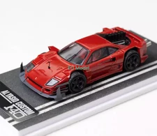 BN DCM 1:64 Red F40 Custom Racing Sports Model Diecast Metal Car