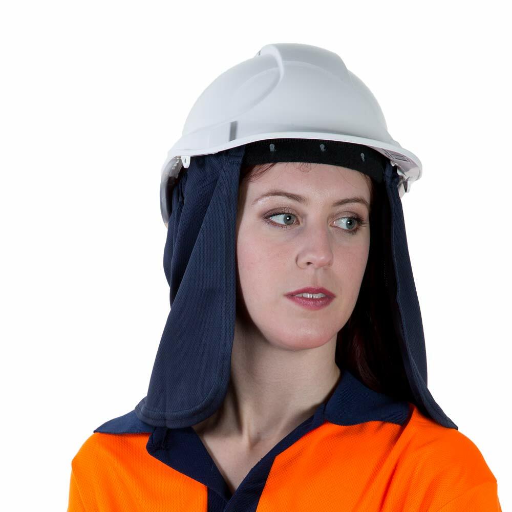 UVeto AttachAFlap Hard Hat Sun Protection Neckflap UPF50+ 100 Cotton