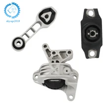 3pcs For Fiat 500 2013 1.4L Abarth Engine motor transmission mount 68073217