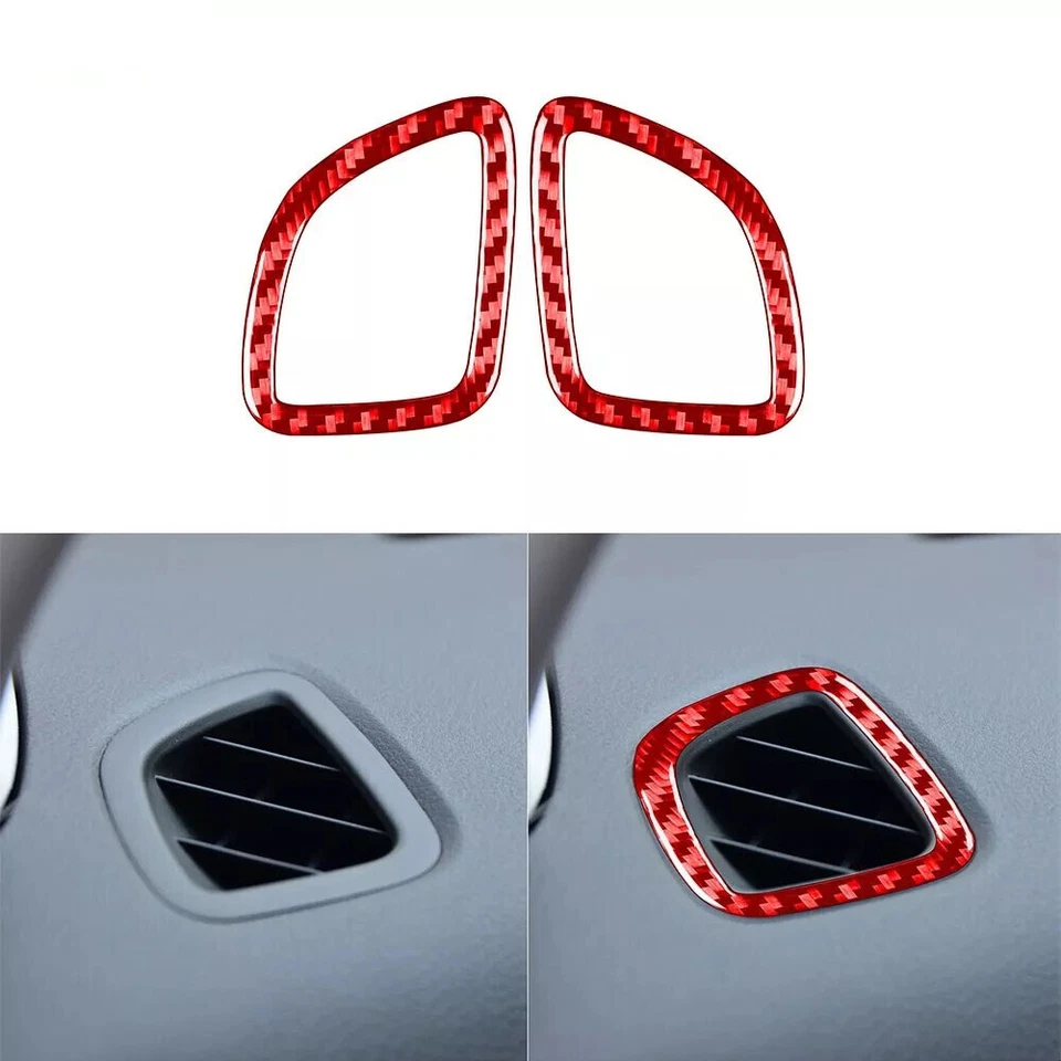 Kits de 50 piezas de fibra de carbono roja moldura interior completa para Subaru Impreza WRX 2009-2011 Foto 2 de 4