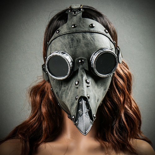 Plague Doctor Steampunk Long BirdNose Halloween Adult Cosplay Costume Party Mask - Picture 46 of 138
