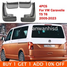 Genuine Set Splash Guards Mud Flaps For VW 2005-2023 Transporter Caravelle T5 T6