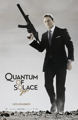 AA2390 James Bond Quantum of Solace Film 2008 Columbia Movie Poster 11x17