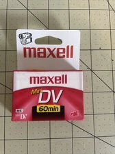 NEW Sealed Maxell Mini DV Digital Video Blank Cassettes 60 Minute