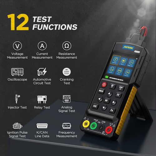 KFZ Diagnosegeräte Set Digital Oszilloskop Multimeter 12 Testfunktionen D/C Test - Bild 18 von 24
