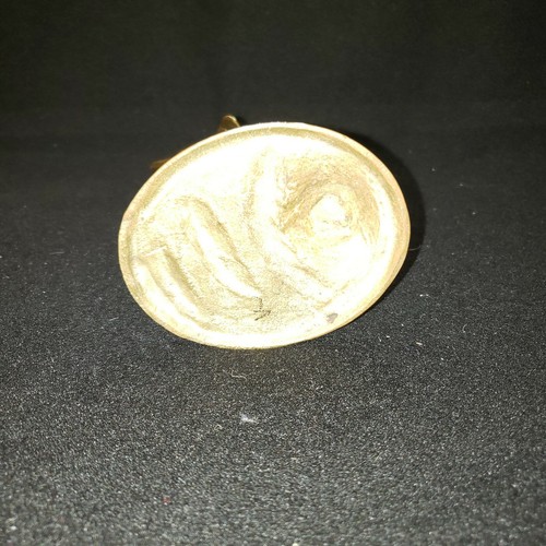 Vintage Brass Double Jumping Dolphins-Sleek, Contemporary - Picture 7 of 8