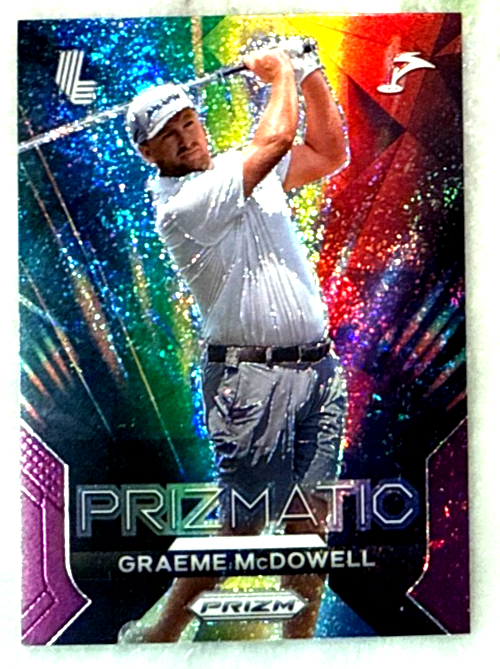 2024 Panini Prizm LIV Golf Graeme McDowell #11 Purple Pulsar Prizm Card