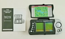 Vintage Sharper Image Dual Screen Talking Golf Handheld Game Tested & WORKS