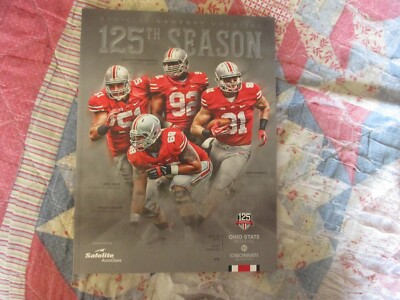 2014 OHIO STATE CINCINNATI PROGRAM Football BUCKEYES NAT CHAMPS! MICHAEL  THOMAS - Main Image