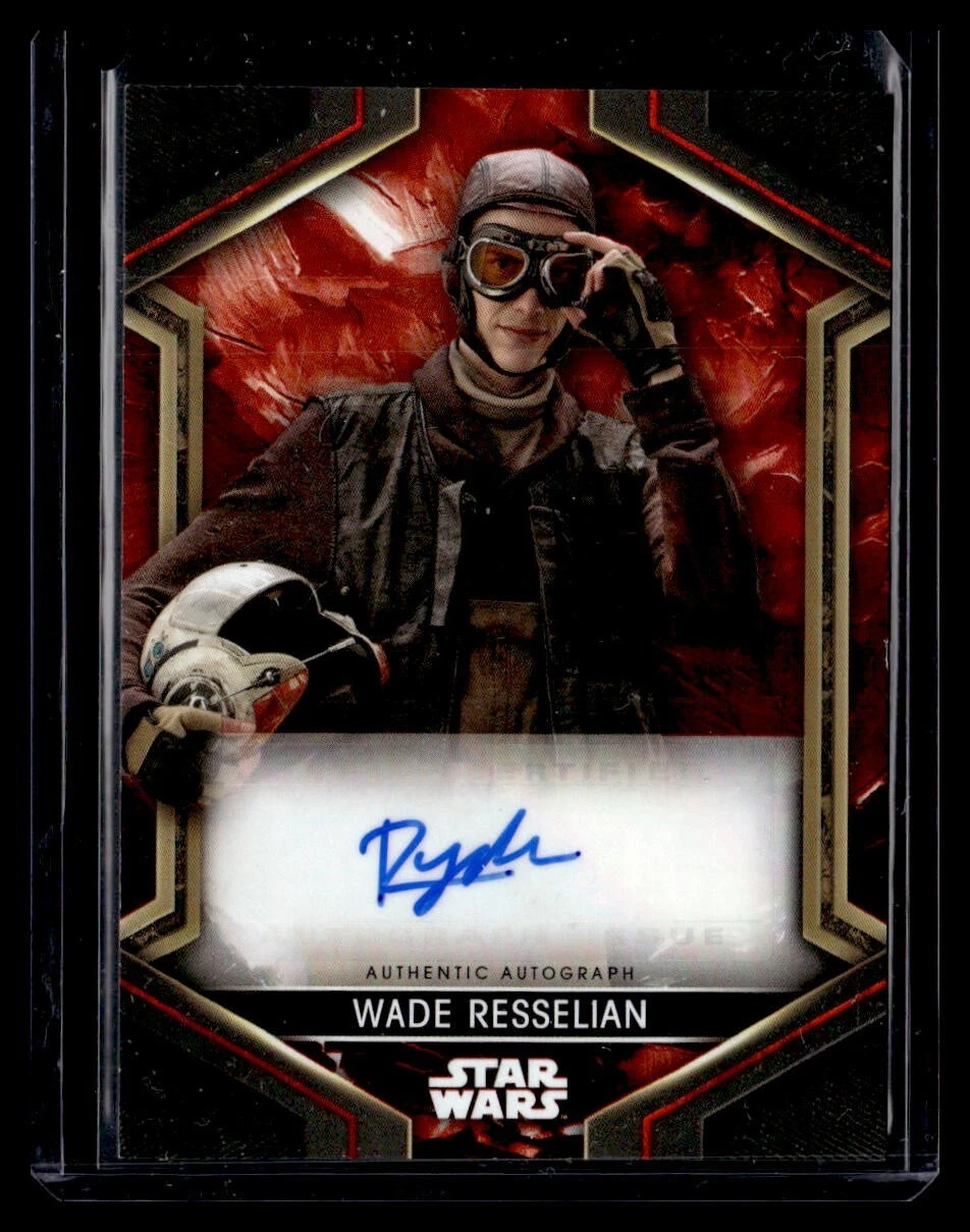 2023 Topps Obi Wan Kenobi Star Wars Auto Wade Resselian Ryder McLaughlin /50