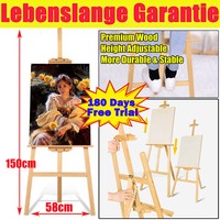 Staffelei Holz Atelierstaffelei Buchenholz Standstaffelei Holzstaffelei 150Cm