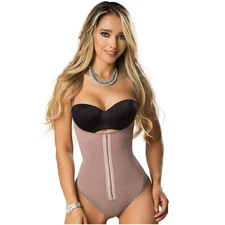 Fajas Reductoras de Abdomen Tummy Control Thong Shapewear Bodysuit LT.ROSE 21827