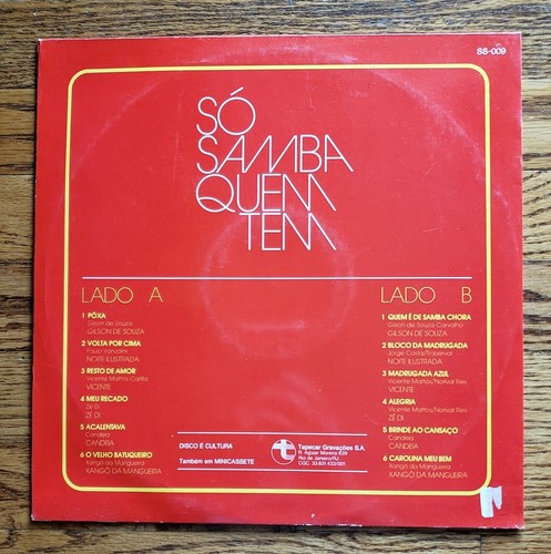 SO SAMBA QUEM TEM - Various Artists - Tapecar SS-009 - Brazil - Latin - Nice - Picture 2 of 5