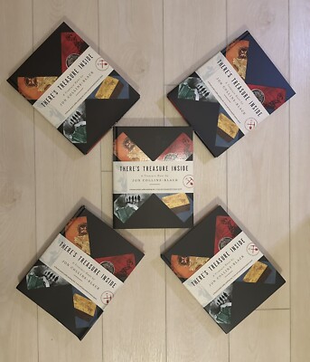 There's Treasure Inside:A Treasure Hunt by Jon Collins *ships Immediately*