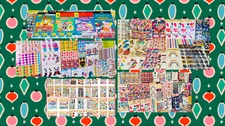 MEGA HUGE GIGANTIC STICKER LOT All Themes & Ages, DECAL Vinyl GLITTER Foil Puffy