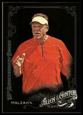 2015 TOPPS ALLEN AND GINTER X #185 GUS MALZAHN COLLEGE FOOTBALL/HEAD COACH