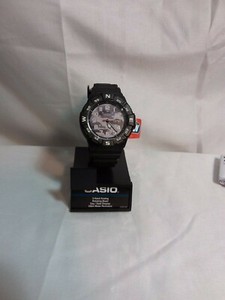 casio men's stainless steel rotating bezel backlight watch