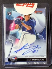 2020 Bowman's Best ROOKIE AUTO Shun Yamaguchi, FACTORY SEALED, Item 4