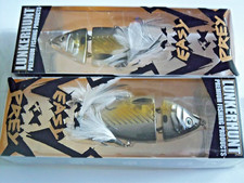 (LOT OF 2)-LUNKERHUNT EASY PREY JOINTED HARDBAIT 1/2OZ PREY102 SILV SIDE BN1283
