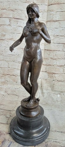 Bronze Sculpture Depicts Garden of Eden Eve Hot Cast Sculpture Figurine Figure - 第 1/7 張圖片