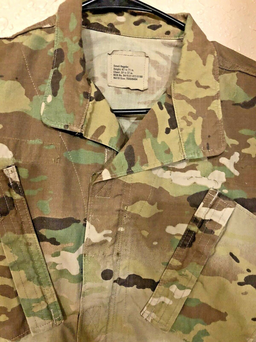 Scorpion W2 Small Regular Shirt Cotton/Nylon OCP Multicam
