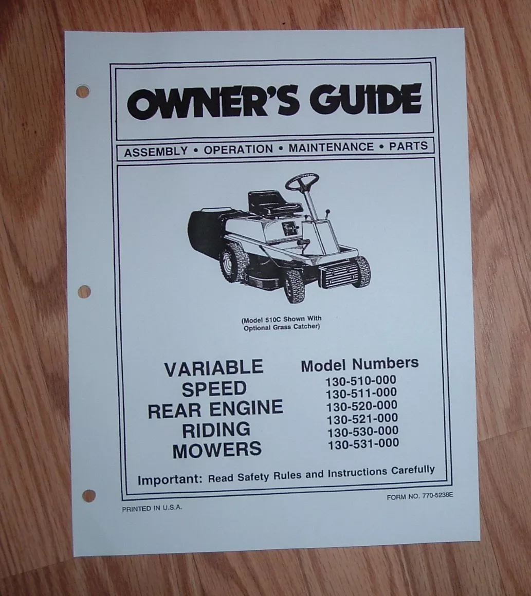 Mtd rear online engine riding mower