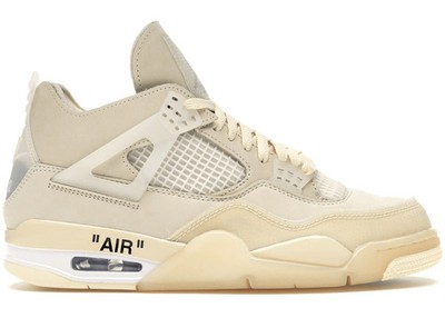 Size 6W - Jordan 4 Retro Off-White Sail (Women's) - CV9388-100