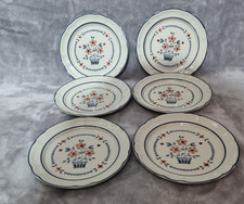 Vintage Cumberland Brambleberry Japan Stoneware Salad Plates 7 3/4" Set of 6