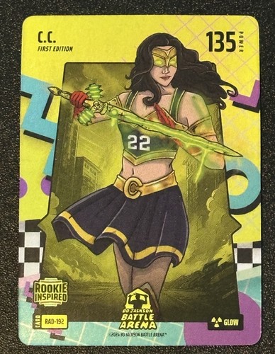 2024 Bo Jackson Battle Arena CAITLIN CLARK C.C. 80s Rad GLOW Parallel SP RAD-192
