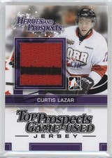 2013-14 ITG Heroes and Prospects Black Jersey Vault Teal 1/1 Curtis Lazar 2a8