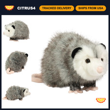 13" Realistic Opossum Plush Toy - Soft Cute Stuffed Animal for Kids  Collectors