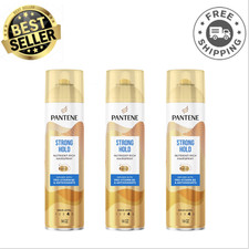  3 Pack Pantene Strong Hold Hair Spray Level 4, 14 oz, Volumizing Hair Styling