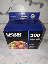Epson 200 SET GENUINE Black Color ink cartridge XP200 300 310 400 WF-2520 WF2530