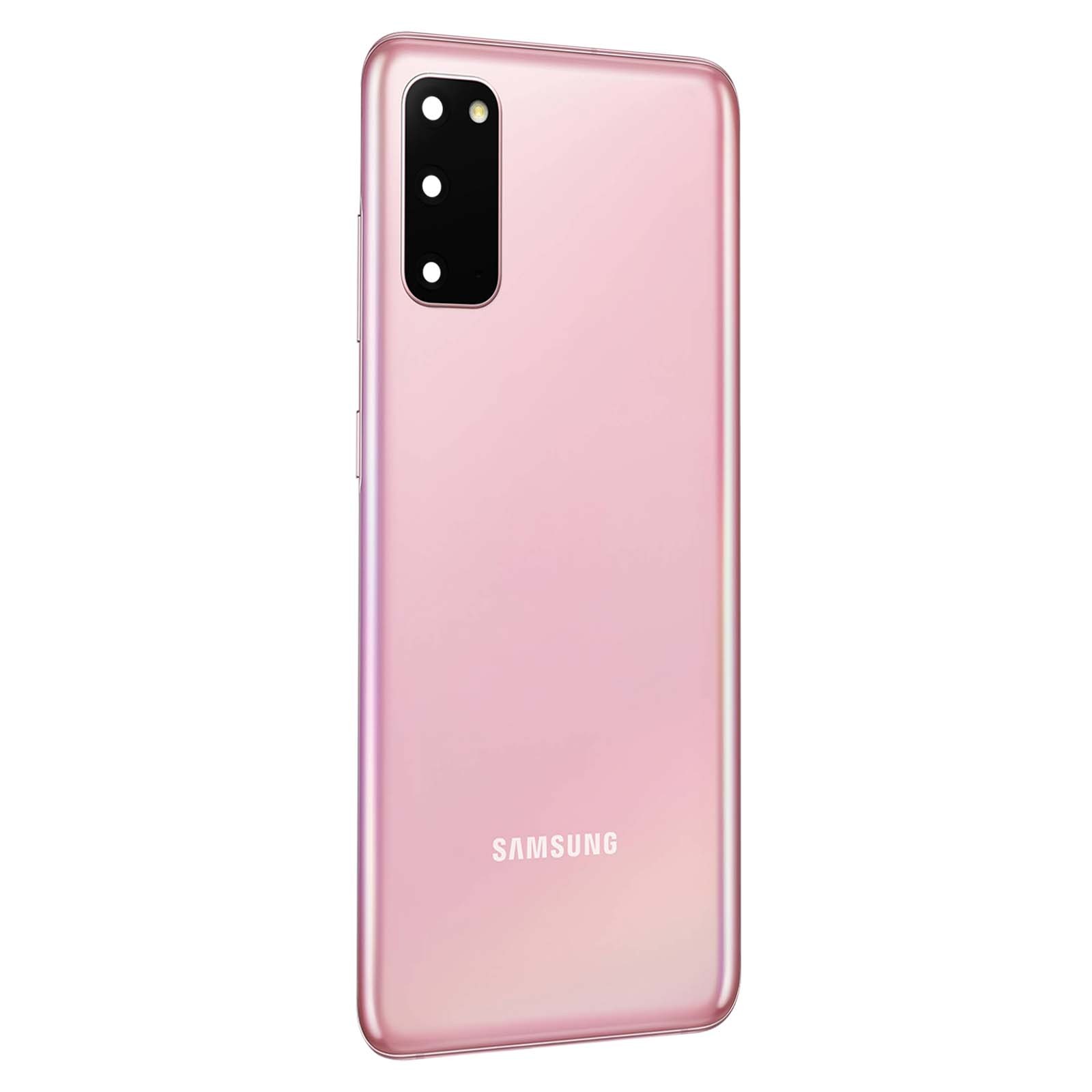 Vitre arrière Samsung S20 rose cache batterie de rechange pour téléphone