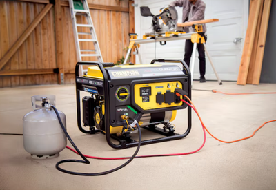 #ad Champion Power Equipment Portable Generator Gas Propane Free Shipping $417.55