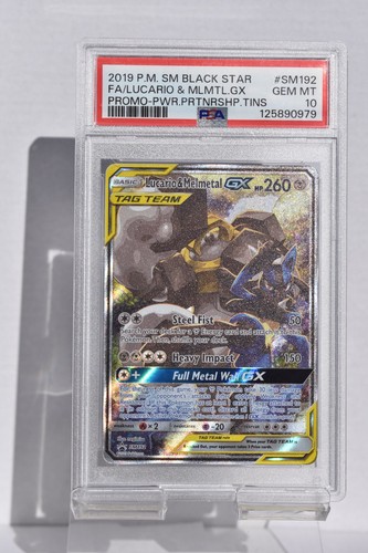 Lucario & Melmetal-GX graded PSA 10 for sale on eBay