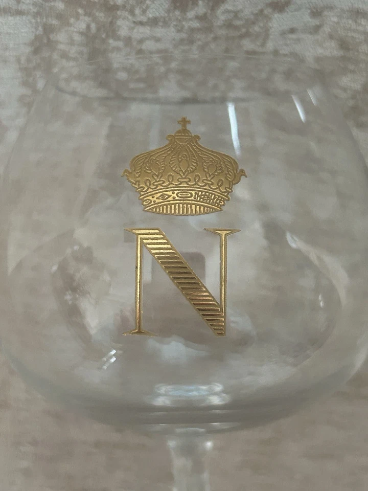 Vintage Baccarat Napoleon Bonaparte Brandy Cognac Glasses 1960’s Snifter Pair - Image 4 of 4